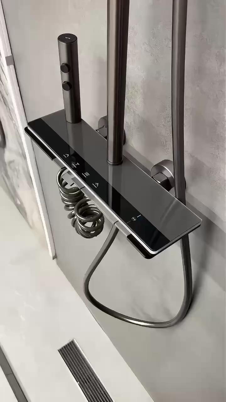 Space Aluminum Digital Shower